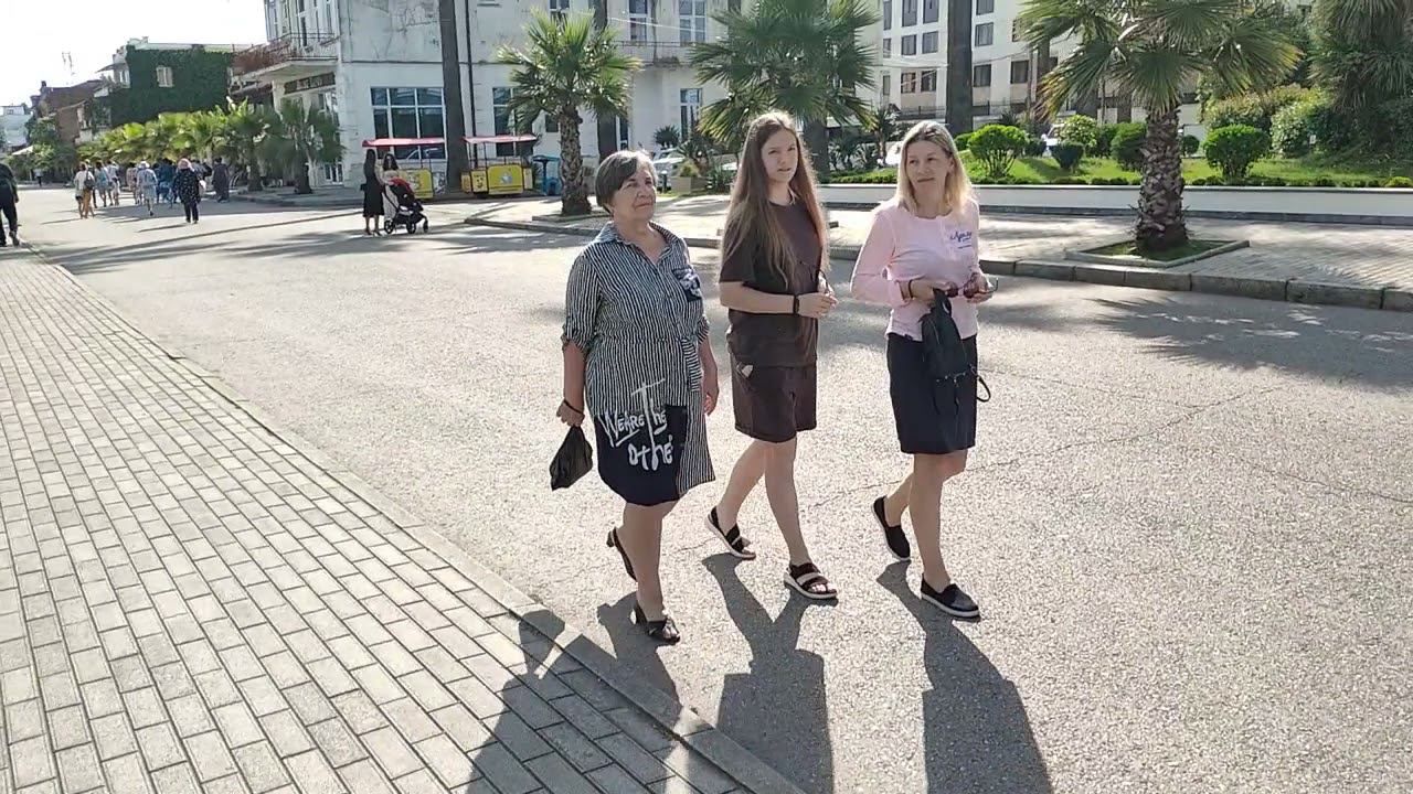 Абхазия. Сухуми набережная.