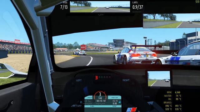 Assetto Corsa обновился мод трассы ЛеМан! Маленькое сравнение с rFactor2 и Project Cars 2 смотреть онлайн