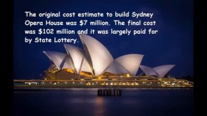 Some Interesting Fact about Opera house, Sydney Australia