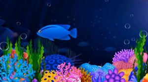 Lullabу and Calming Undersea Animation. Lullaby Aquarium . Soothing fishes. Baby Sleep Music.