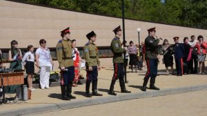 Казачий Ансамбль ЮРТ. "Казаки в Берлине" Остановка "Вышка" День Победы 2015