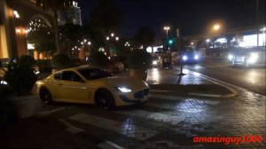 2x Maserati MC Stradale + Gran Turismo S Loud Accelerations in Dubai!!