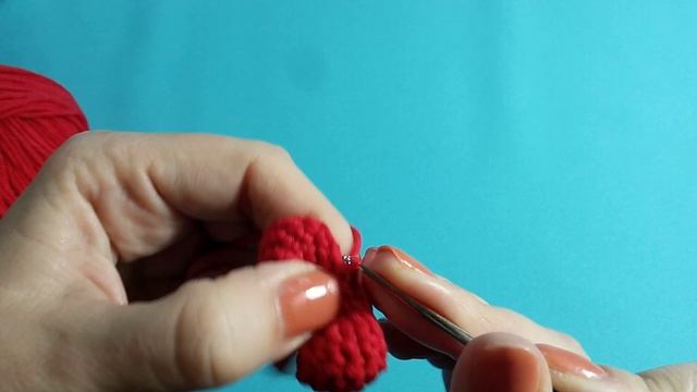 Сердечко вязаное крючком/heart crochet