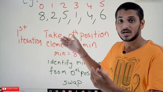 Selection Sort in Python || Lesson 26.8 || Python || Learning Monkey ||