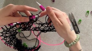 МК вязаный топ-сетка спицами для начинающих и продвинутых