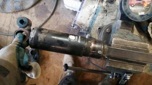 Tрекшн-бар телескопический из амортизатора (telescopic traction bar from an old shock absorber)