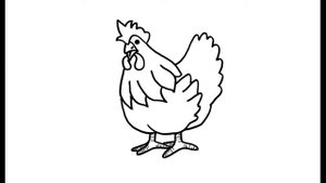 Как нарисовать Петуха. Раскраска Петух для детей