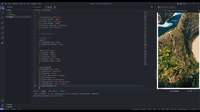 Tutorial : 4 Building a Beautiful Travel Website with HTML, CSS & Bootstrap