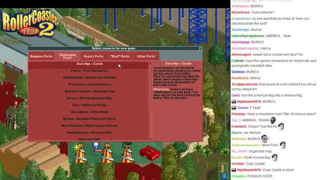 MonotoneTim Oregon Trail 2! Roller Coaster Tycoon 2! 2! Part 1 смотреть онлайн