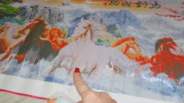 СЕРИЯ ЭЛИТ 12 ! Картины из страз. Заказ с Aliexpress. Лошади. смотреть онлайн