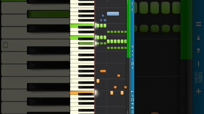 One-T & Cool-T - The Magic Key - How To Play on Piano #shorts #pianotutorial #synthesia