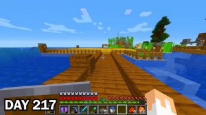 I Survived 300 Days on a SURVIVAL ISLAND in Minecraft Hardcore...