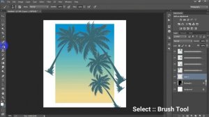 Palm Beach Coffee Mug Design for Redbubble in Photoshop CC Tutorial