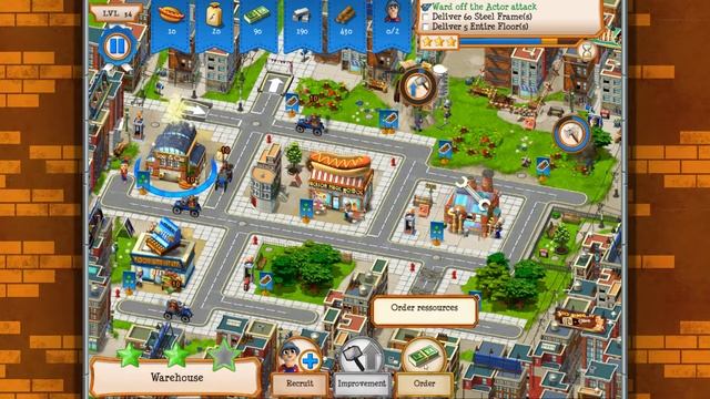 Monument Builders - Empire State Building - Manhattan Island Level 34 - Walkthrough смотреть онлайн