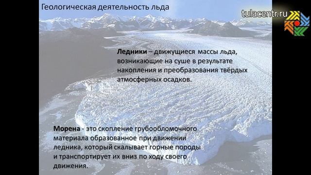14.04.20 Внешние процессы изменяющие рельеф Земли на примере Тульской области (занятие по геологии) смотреть онлайн