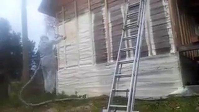 утепление бани жестким ППУ смотреть онлайн