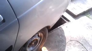 ВАЗ 2110 без глушителя