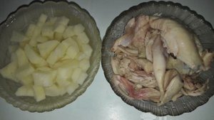 Куриный суп со стручковой фасолью
