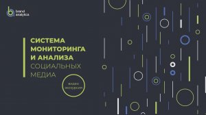 Brand Analytics – видеоэкскурсия по системе