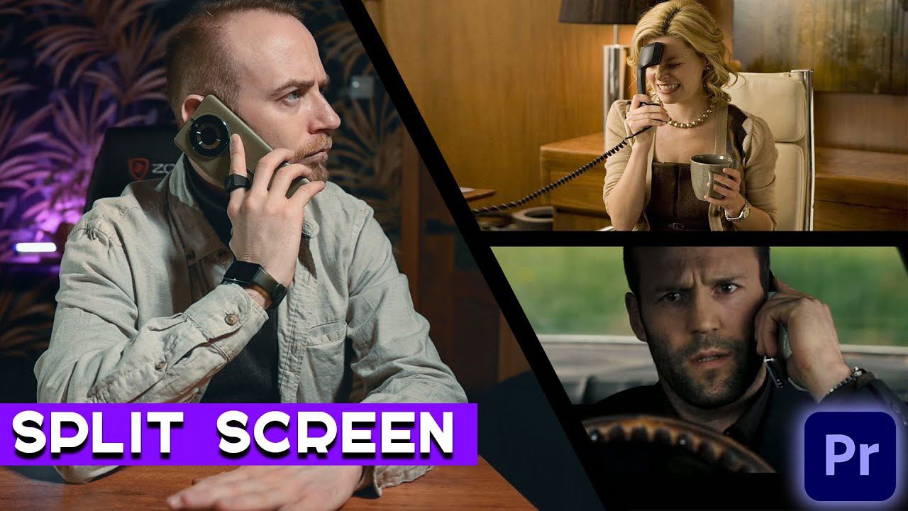 Cоздание полиэкрана в Премьер Про | Cплит Cкрин в Premiere Pro смотреть онлайн