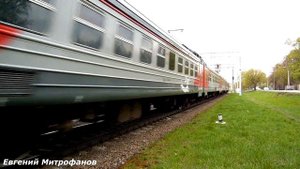 Электропоезд ЭД4М-0465 "РЭКС-экспресс" (ТЧ-7) приг. поезд  № 7312 "Спутник", Москва - Раменское.