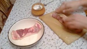 Грудинка горячего копчения