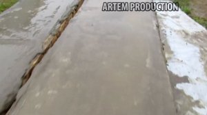 блоки бетонные самодельные в самодельных формах .