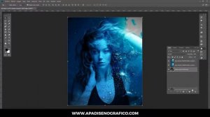 PHOTOSHOP TUTORIAL: EFECTO BAJO EL AGUA || PHOTOSHOP UNDERWATER EFFECT ¡TRUCO DE COMPOSICION FACIL!