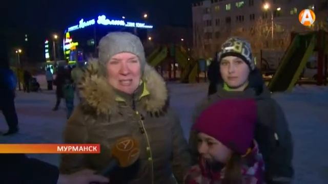 Огонь Полярной олимпиады зажгли на главной площади города-героя