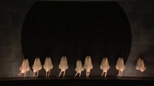 The giant tap-dancing noses scene from Shostakovich's The Nose (The Royal Opera)