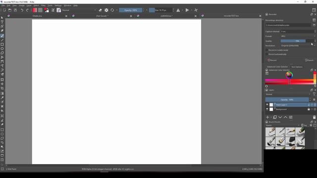 How to record a painting timelapse video using a new Krita 5 feature смотреть онлайн
