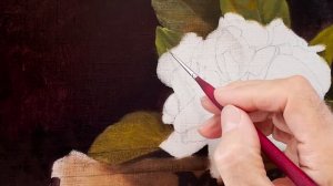 Oil Painting Demonstration: Gardenia with Chardin