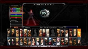 The King of Fighters XIII - Character Select Translation