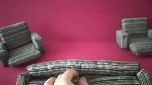 Мягкая мебель для кукол,своими руками. смотреть онлайн