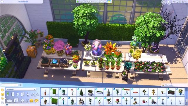 The Spellcaster Library! (Occult Oasis Part 2)| The Sims 4 Realm of Magic Speed Build смотреть онлайн