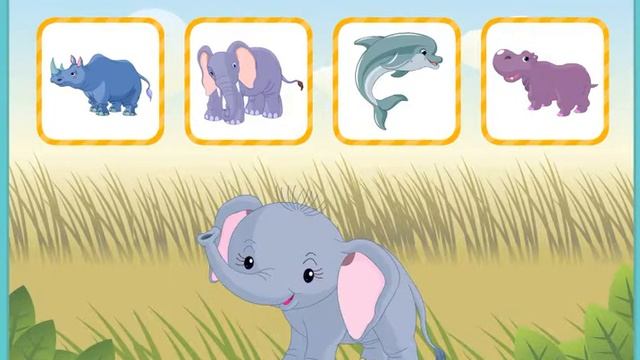 Развивающий мультик для ребенка Помоги родителям отыскать своих детенышей смотреть онлайн