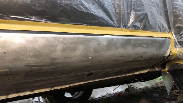 Авео.Ремонт порогов и крышки багажника .Покраска в гараже смотреть онлайн