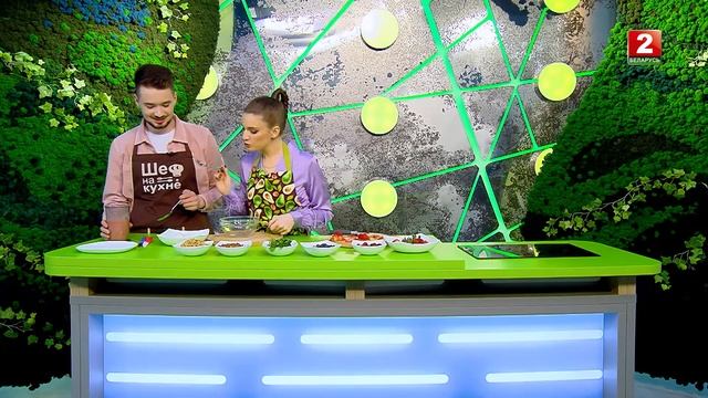 Фруктово-ягодный боул! Рецепт ведущих шоу "Включайся" смотреть онлайн