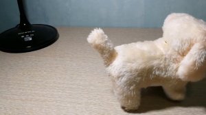 Игрушка собачка на батарейках из fix price