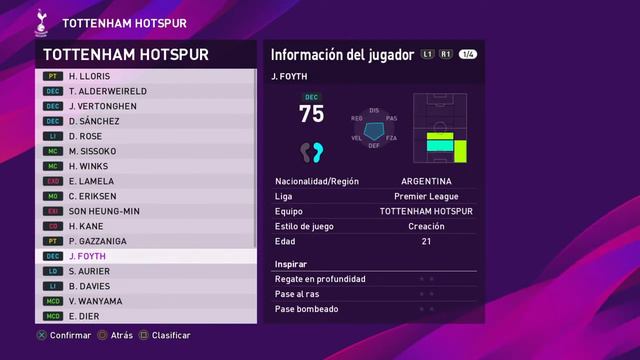 PES 2020 | Tottenham Players Faces & Ratings смотреть онлайн