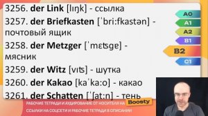 Все 1100 немецких слов. Немецкий с нуля. Учим немецкий язык B2  Немецкие слова для начинающих