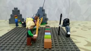 Турнир по средневековью, лего анимация.