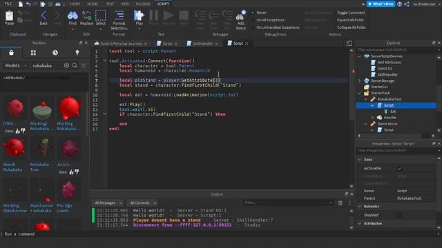 How to make a Roblox JOJO game #6 | Stand Arrows, Rokas, More Stands and Data Store смотреть онлайн