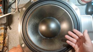 Onkyo monitor 2001 низкочастотный динамик W- 3522A покрутим в руках, ОБЗОР