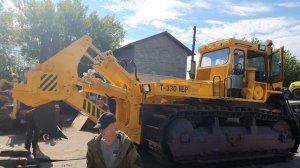Бульдозер Т-330ГР после капитального ремонта нашёл своего хозяина на Кавказе. Грузим на трал