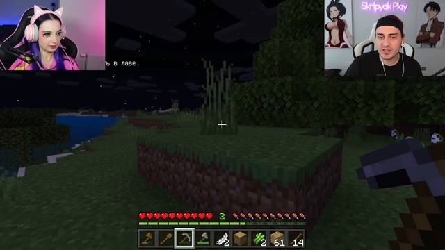 СТРОИМ ДОМ в МАЙНКРАФТ за 30 МИНУТ в ВЫЖИВАНИИ ЧЕЛЛЕНДЖ - СкрипяК VS Тилька @TilkaPlay смотреть онлайн