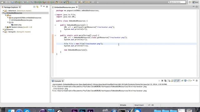 [Java 101] Episode 17: Embedded Resources смотреть онлайн