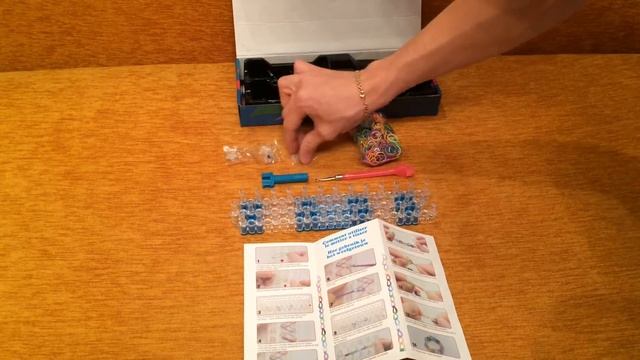 Станок Rainbow Loom для плетения браслетов из резинок, обзор и распаковка