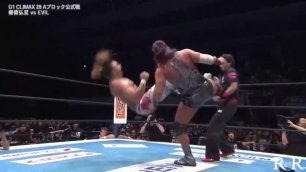 NJPW G1 Climax 29 Day 11 Hiroshi Tanahashi vs EVIL highlights