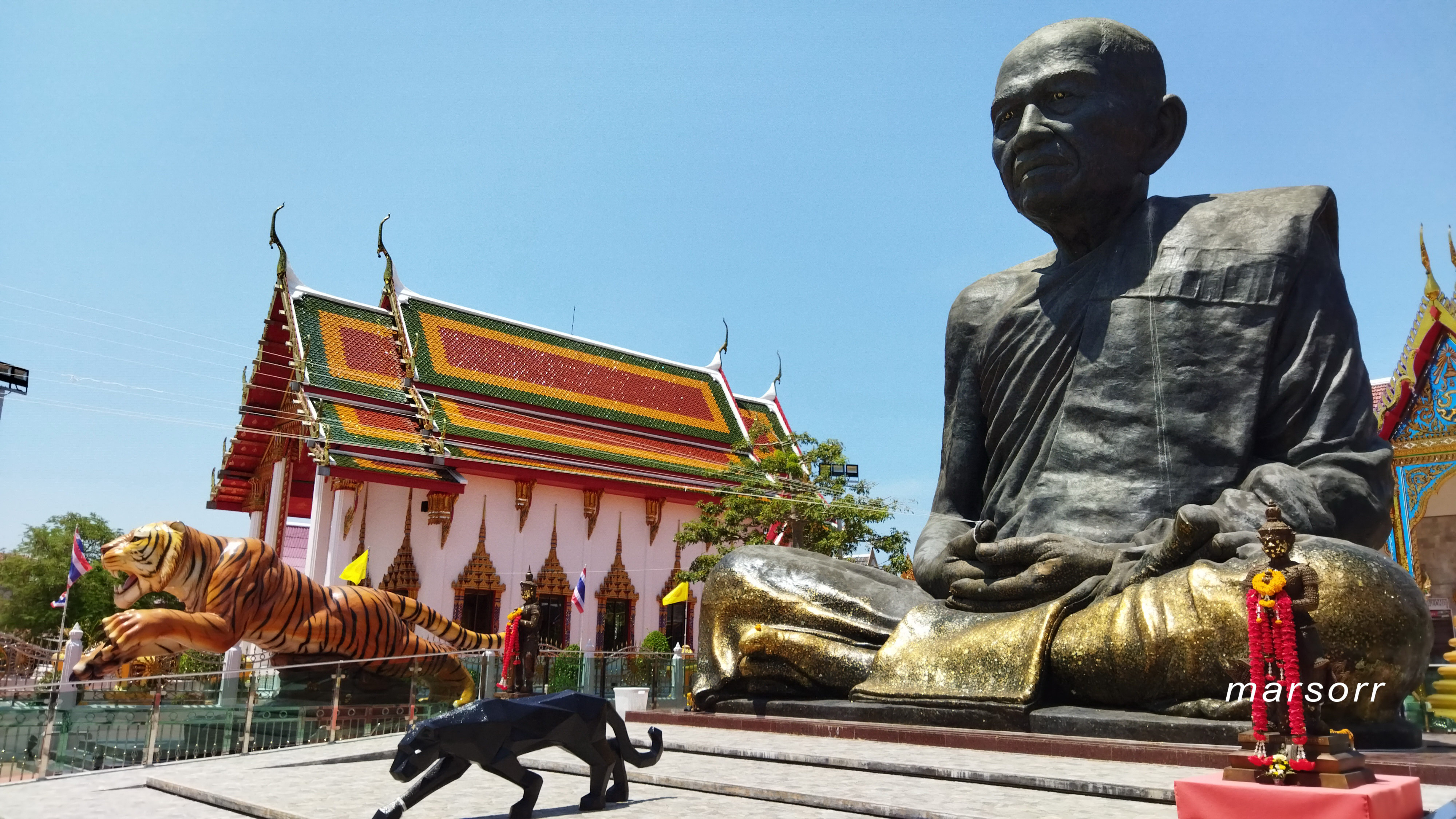 самутсакхон. просто храм wat_kalong วัดกาหลง ч.2 фигурки